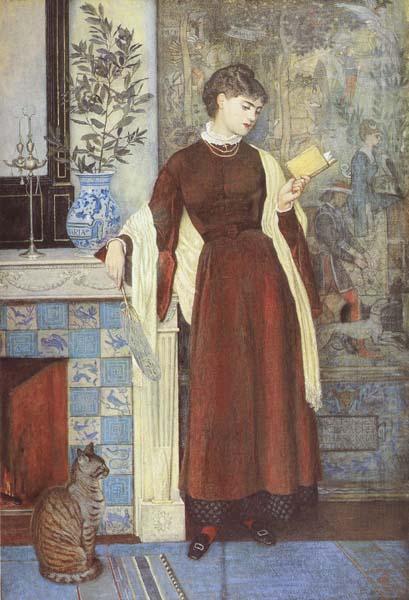 Walter Crane,RWS At Home:A Portrait (mk46) china oil painting image